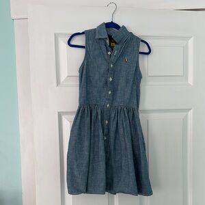 Polo kids Jean dress size 7